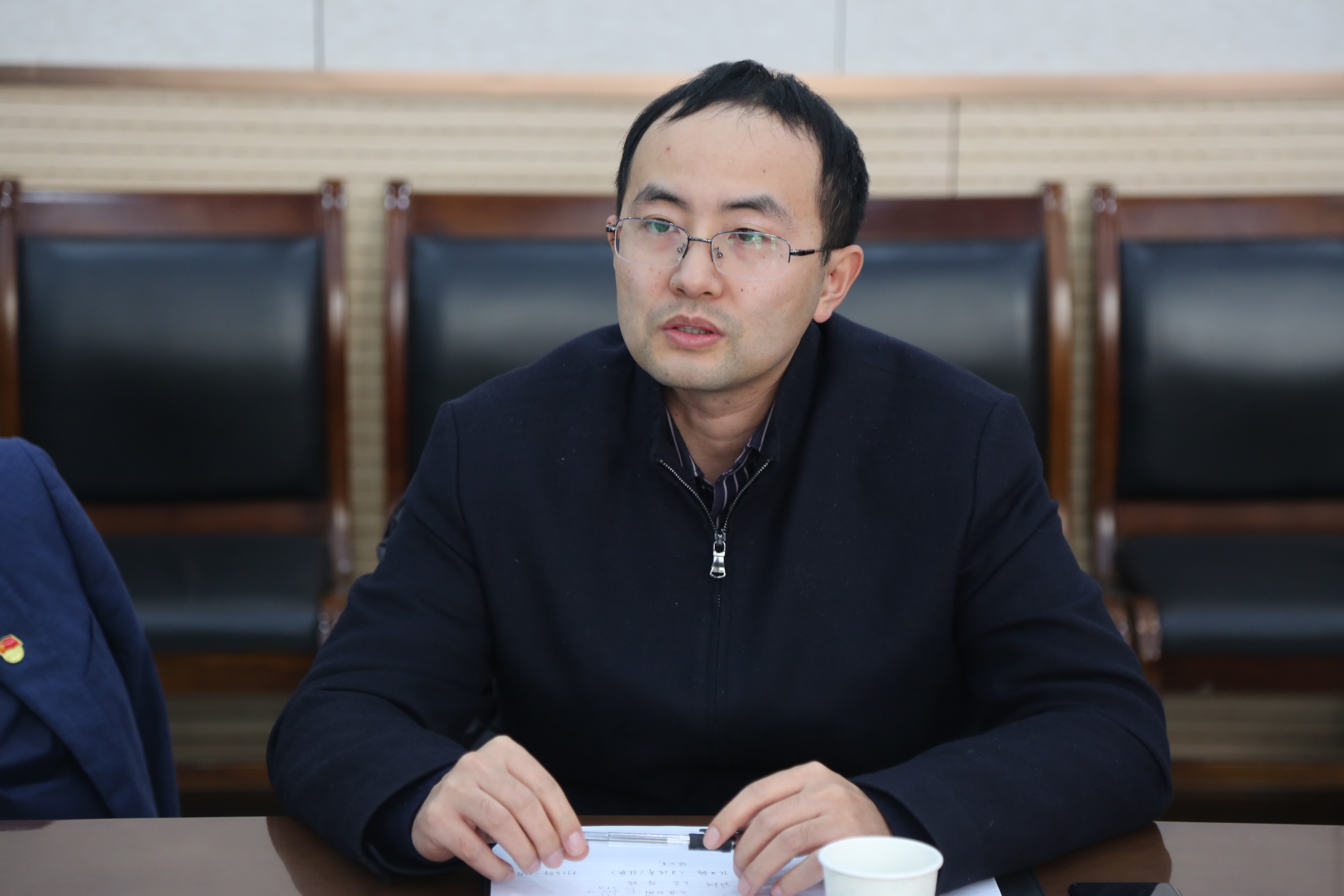 校长助理刘学波一行来院调研