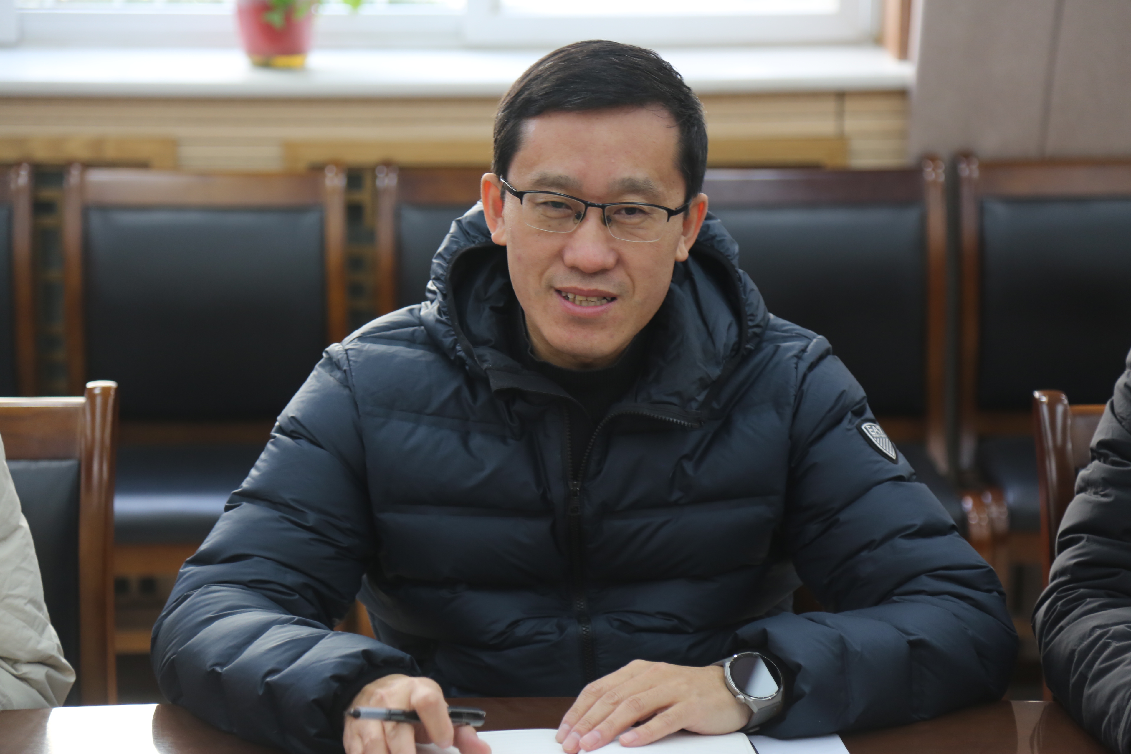 校长助理刘学波一行来院调研